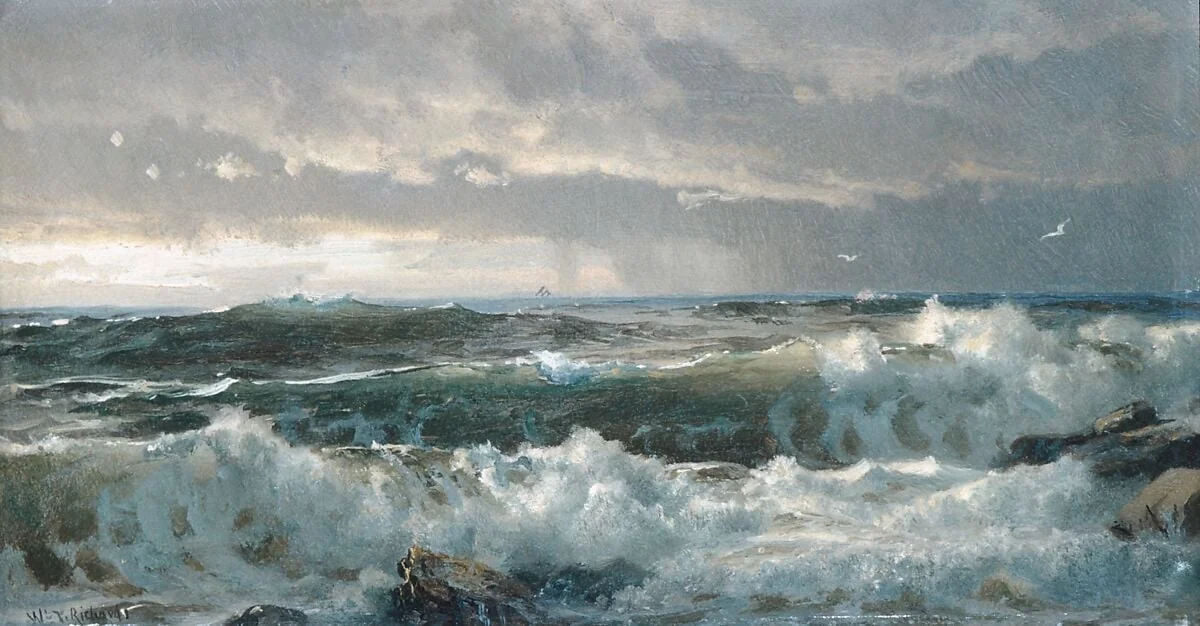 Surf on Rocks, detail