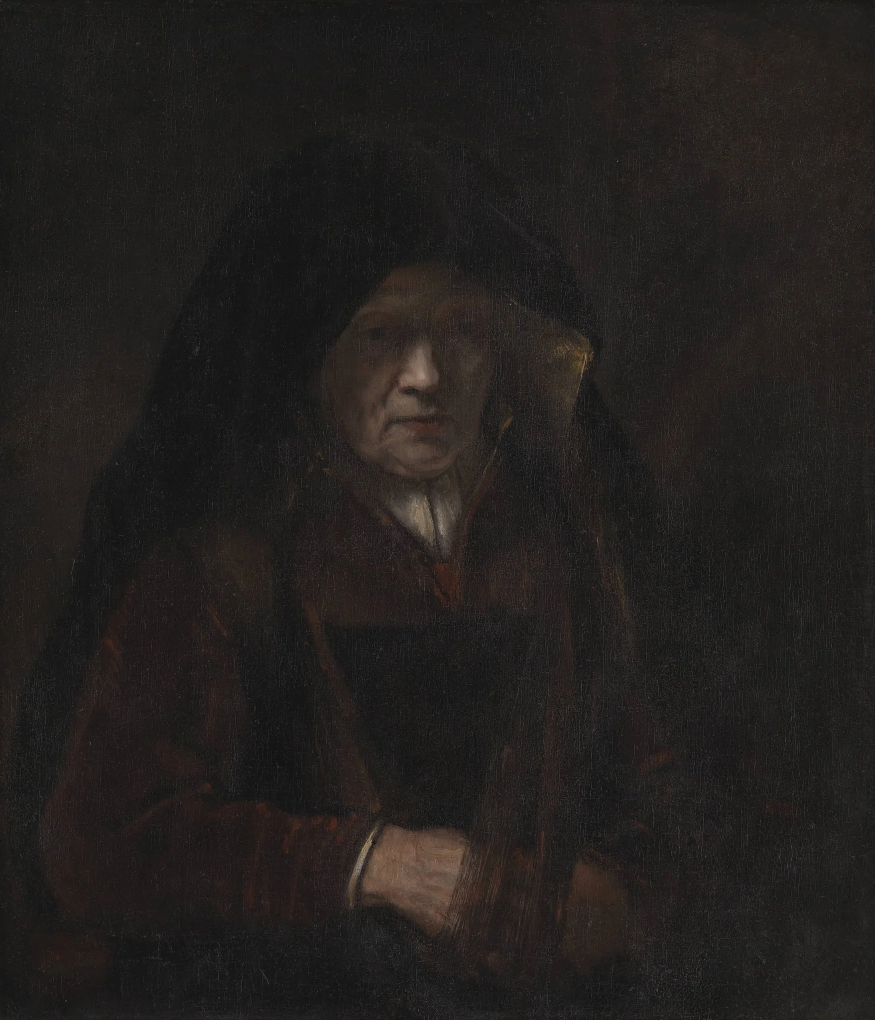An Old Woman, detail