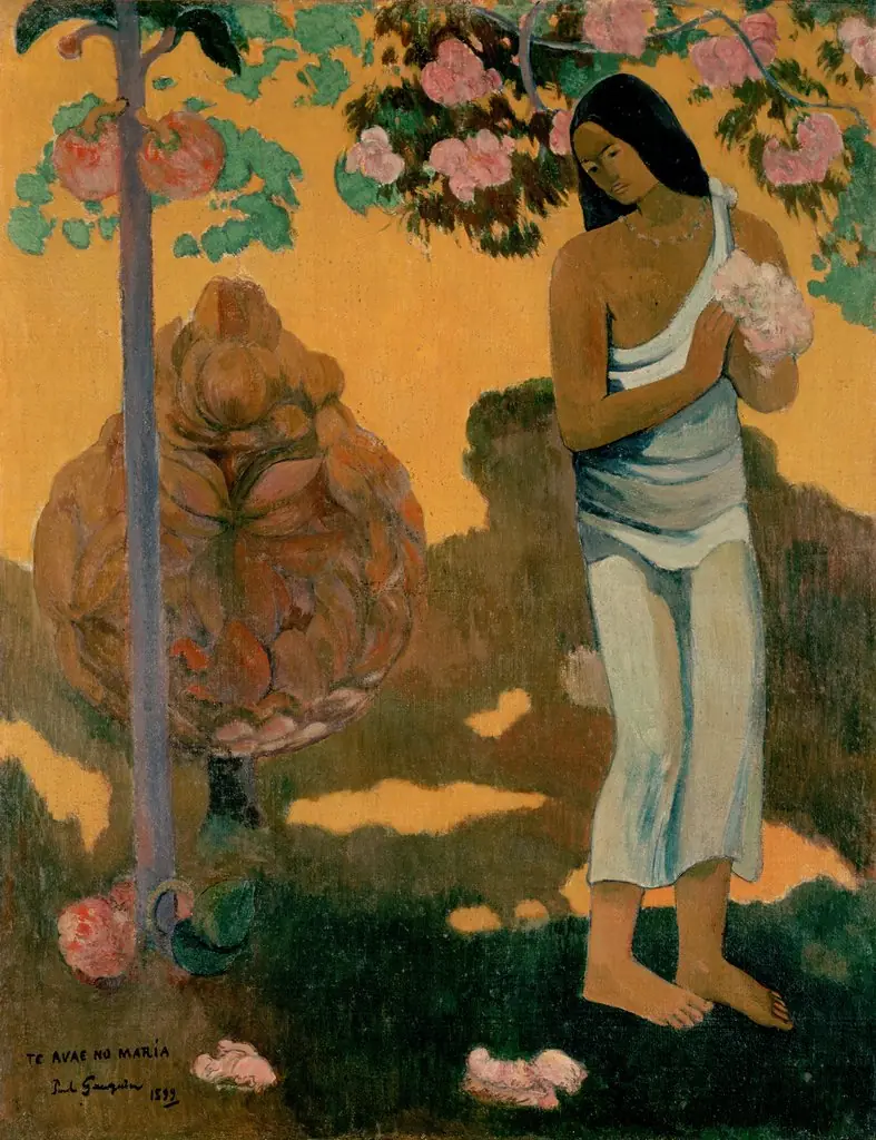 Month of Mary (Te avae no Maria), by Paul Gauguin, oil, 1900