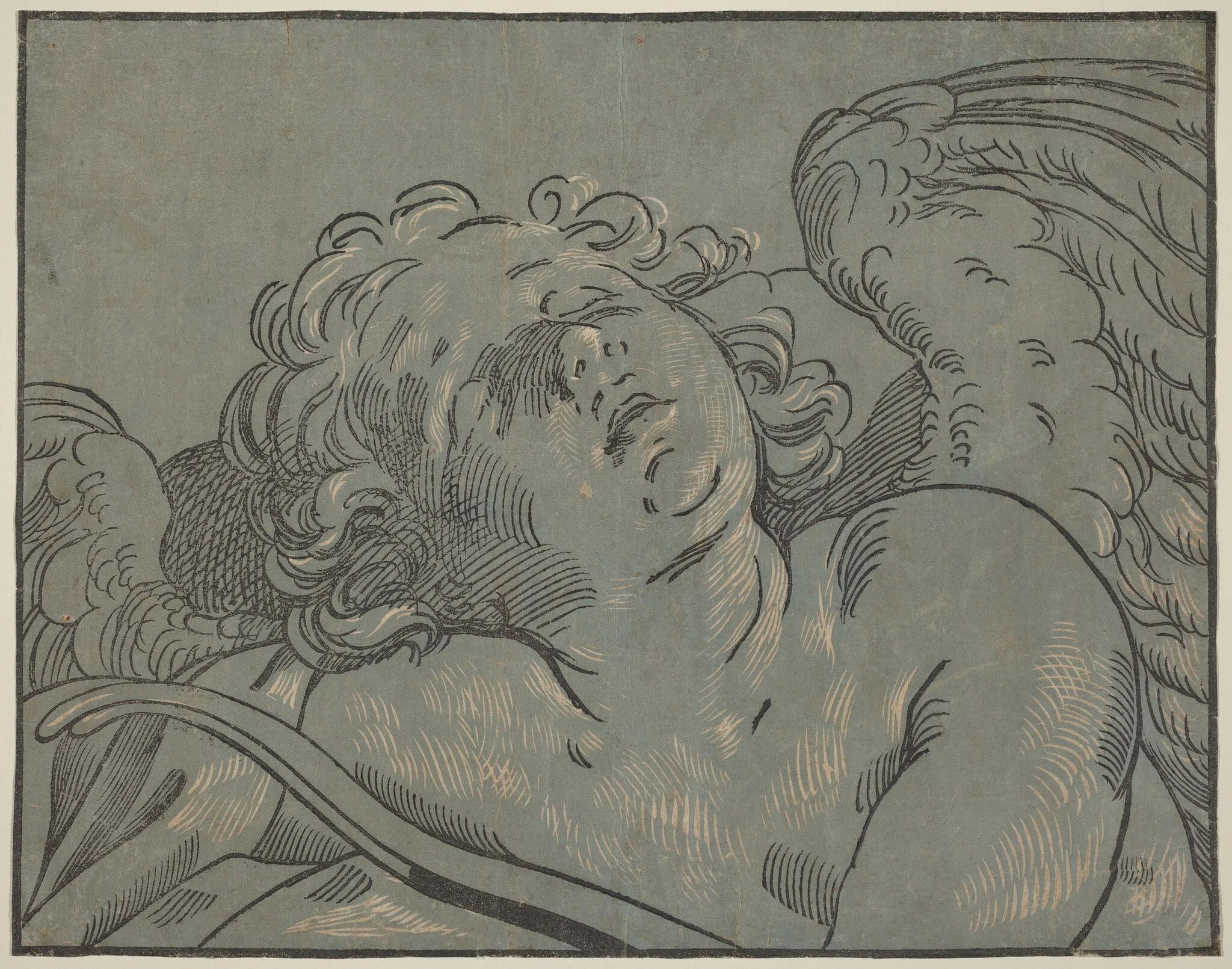 Cupid Asleep, detail
