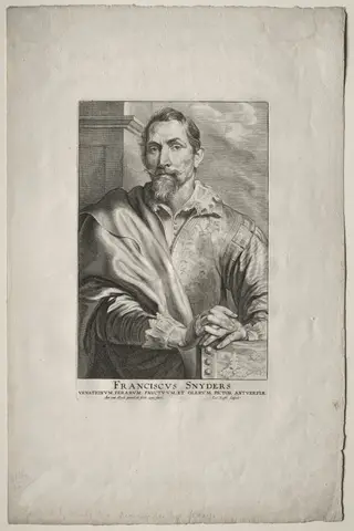 Frans Snyders, by Anthony van Dyck
