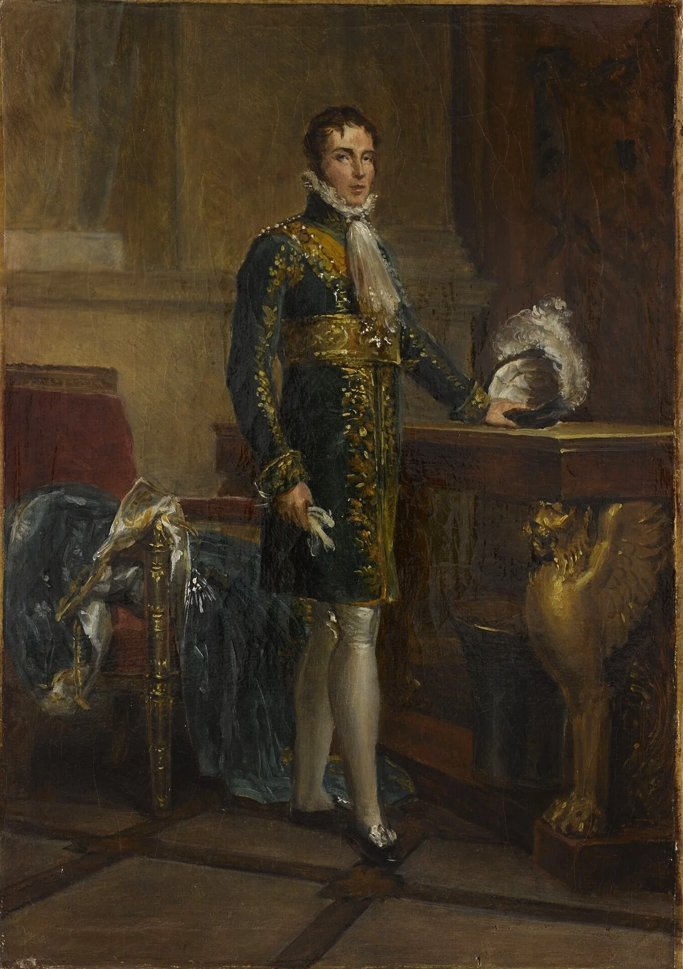 Eugène de Beauharnais (1781-1824), duc de Leuchtenberg, dit le prince Eugène, vice-roi d'Italie, detail