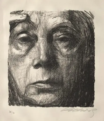 Self-Portrait, by Käthe Kollwitz, 1934