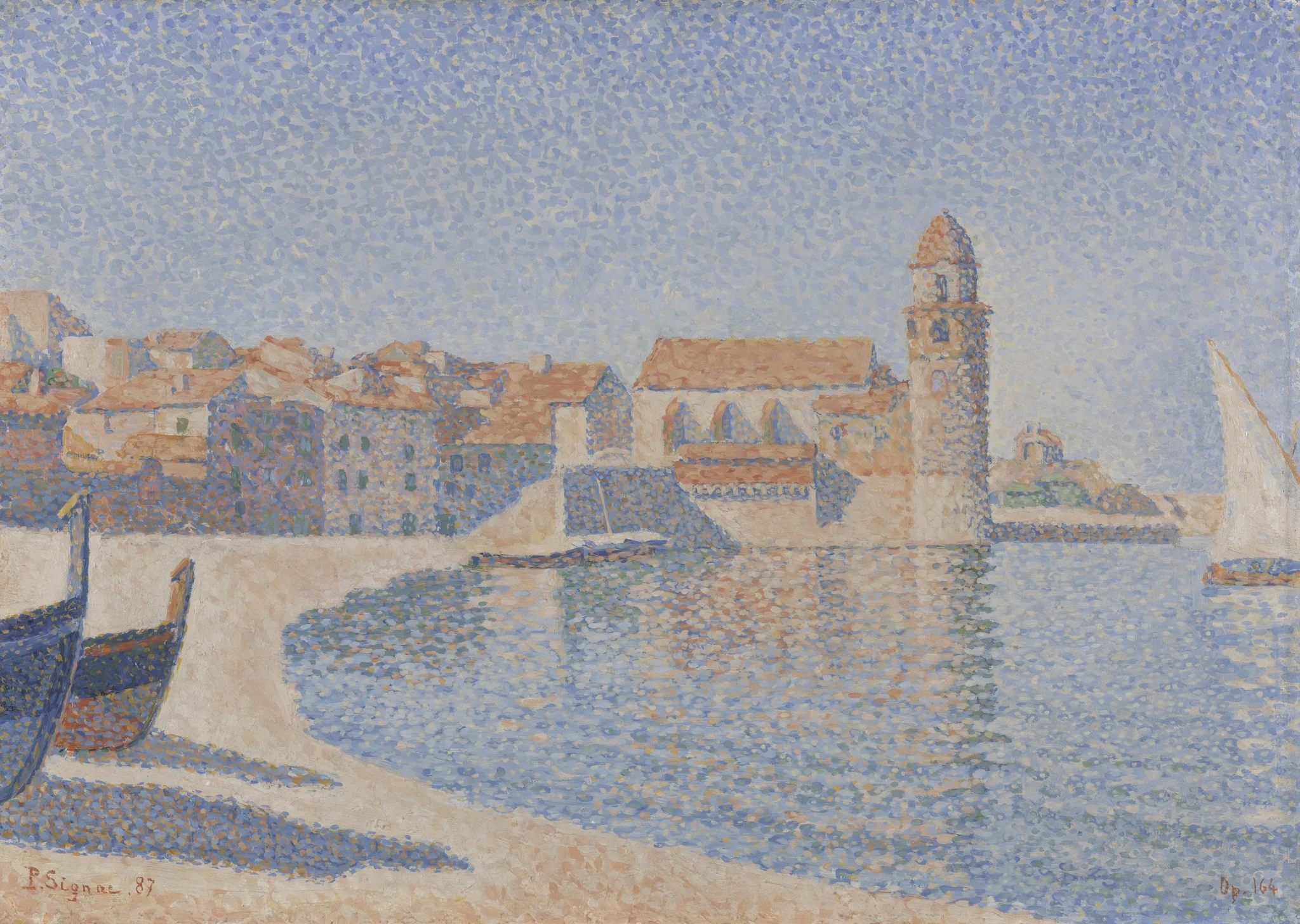 View of Collioure, detail
