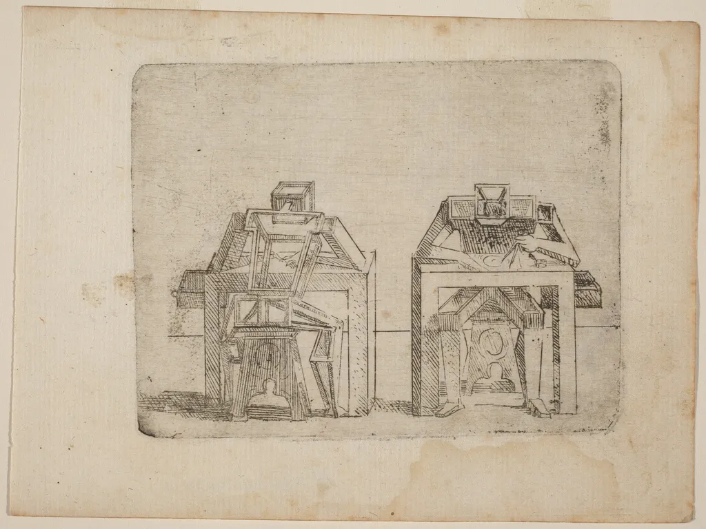 From "Bizzarie di varie Figure", by Giovanni Battista Bracelli, ink, 1624