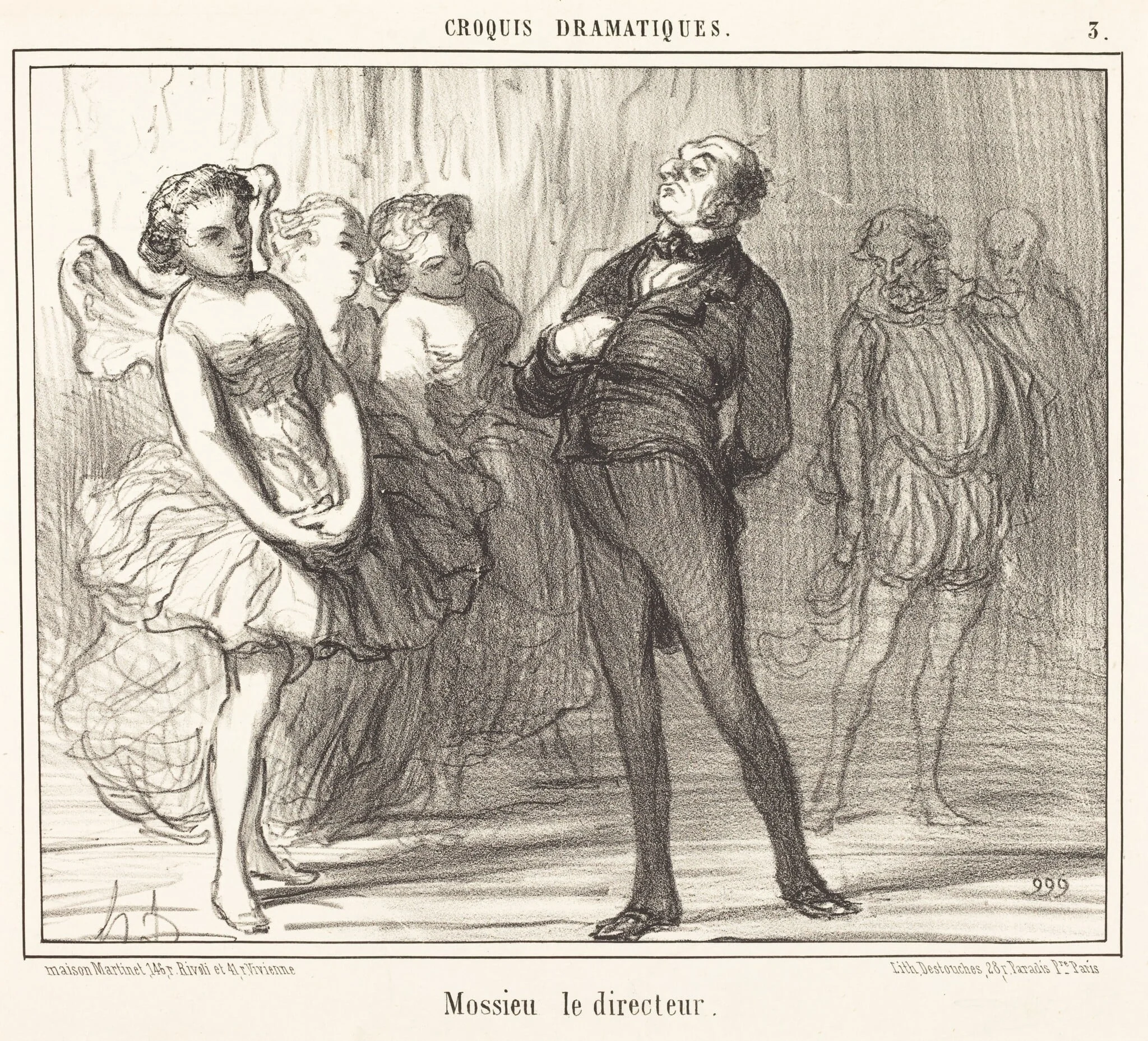 Mossieu le directeur, detail