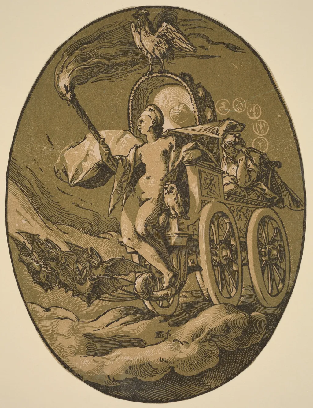 Nox, by Hendrick Goltzius, ink, 1589