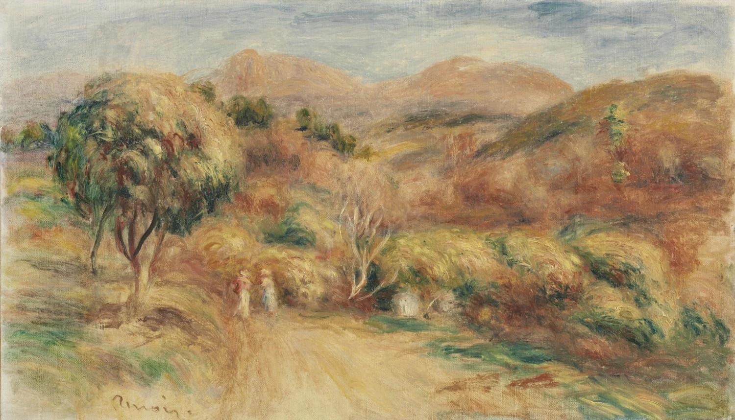 Landscape at Noon, detail