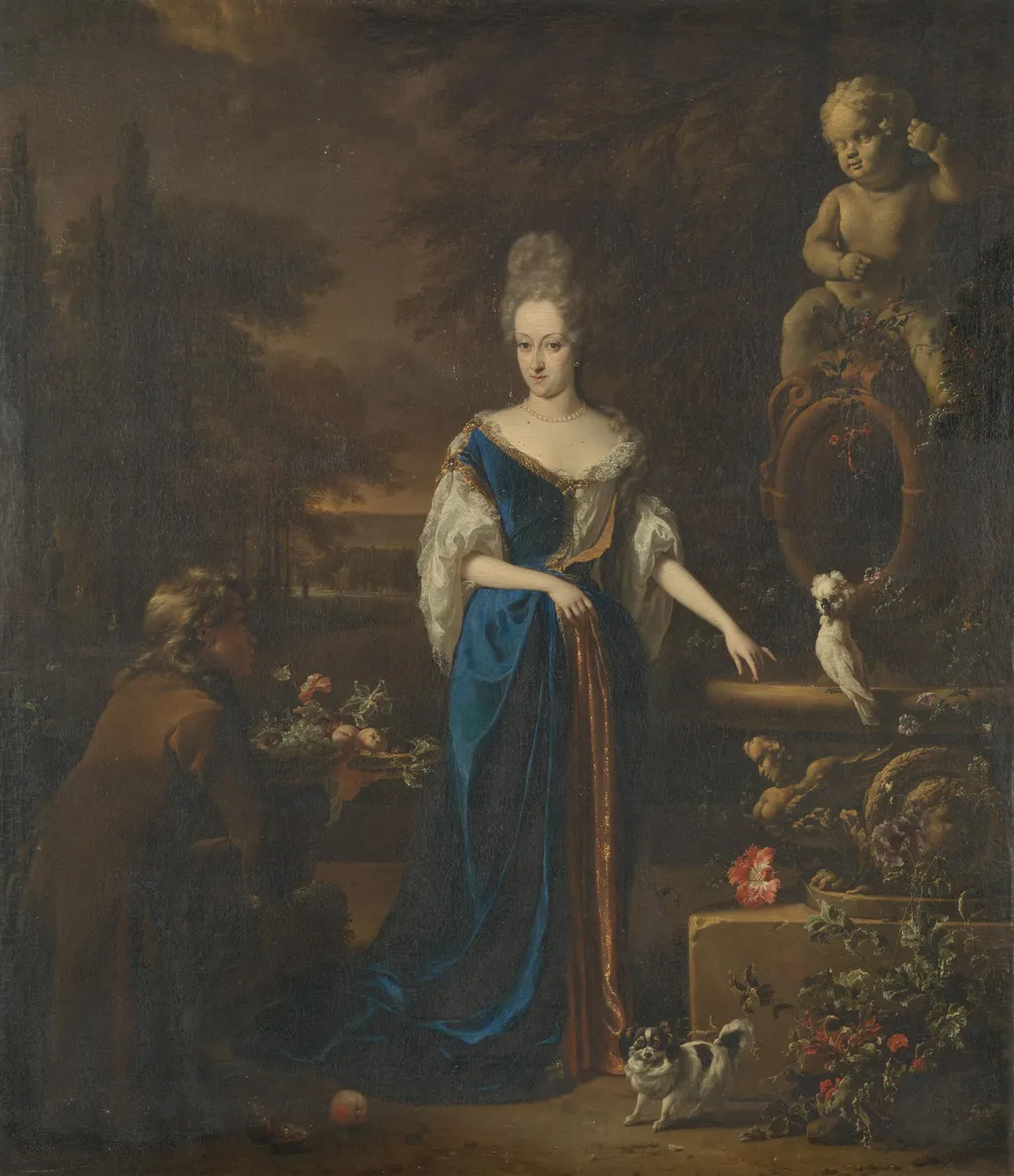 Portrait of Maria Cornelisz, Wife of Silvester van Tongeren, by Jan Weenix, unspecified, 1700