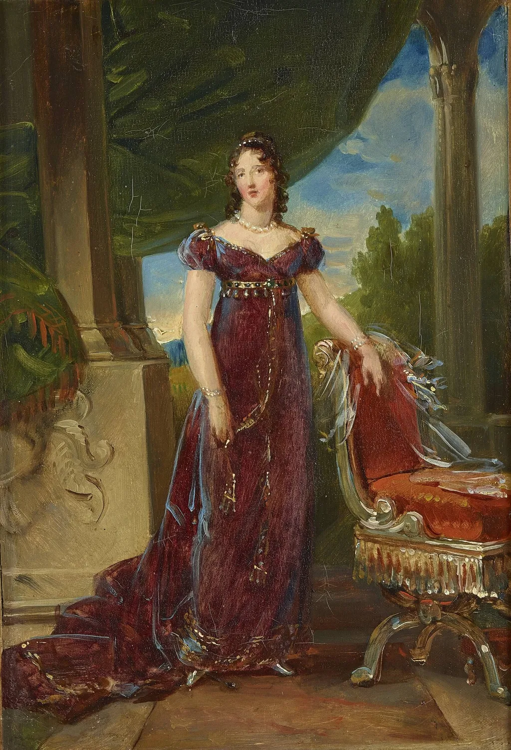 Dorothee, Duchess of Sagan, by François Gérard, oil, 1815