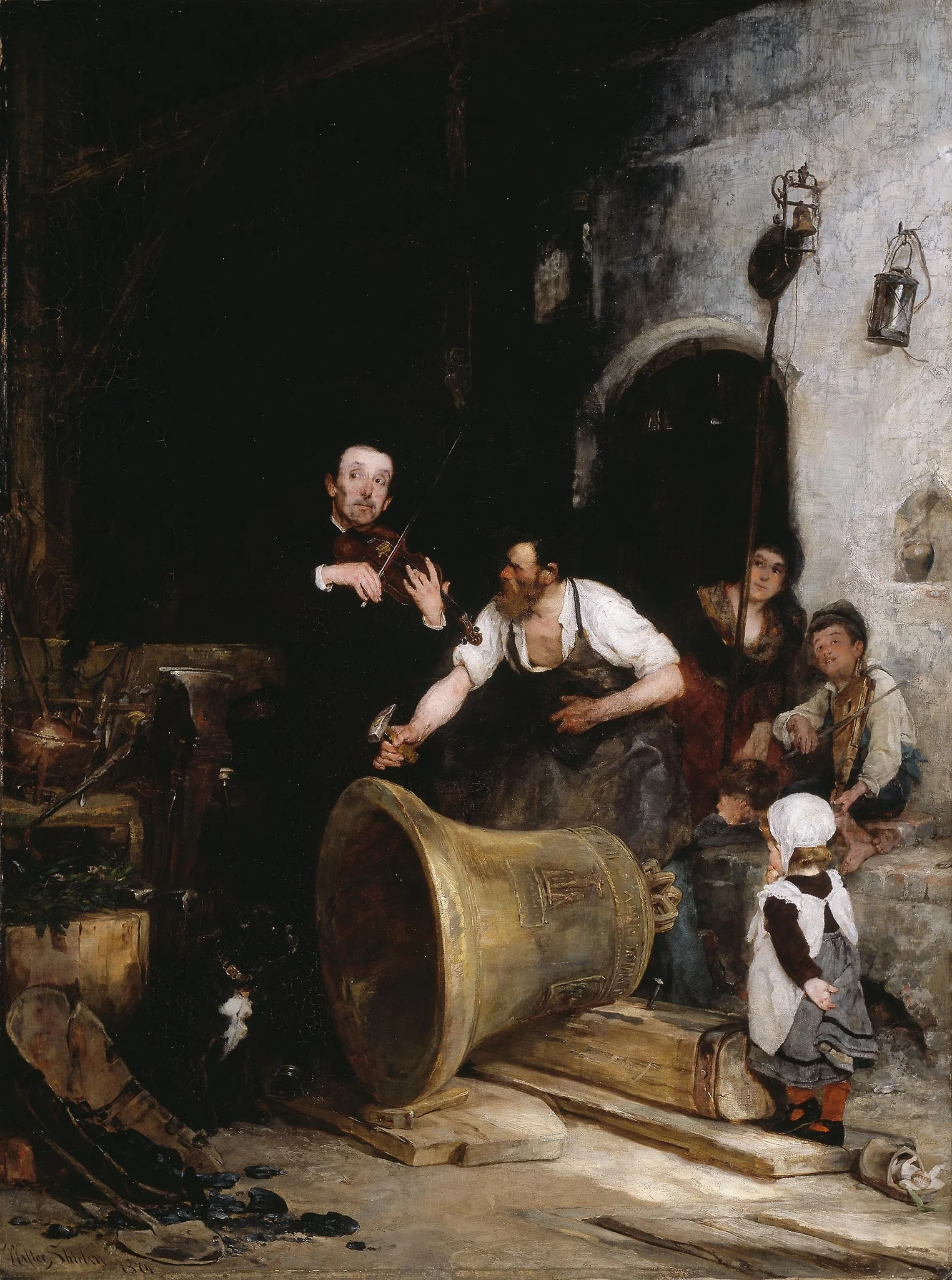 Toning the Bell, detail