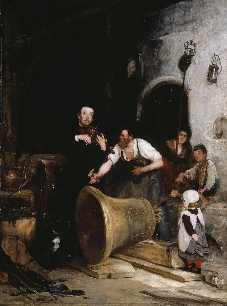 Toning the Bell, by Walter Shirlaw, oil, 1874