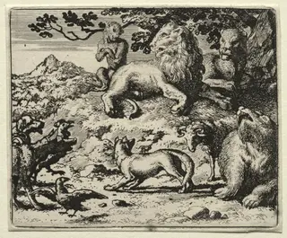 Reynard the Fox:  The Animals Complain of Reynard's Pardon, by Allart van Everdingen, 1662