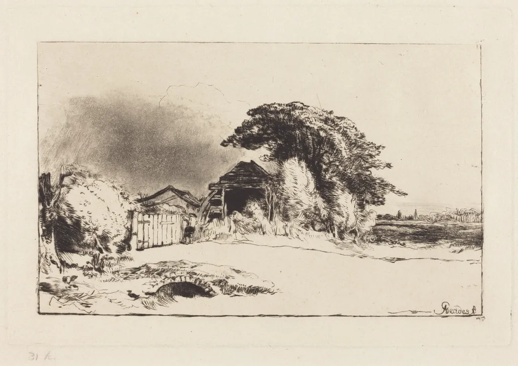 Peckham Rye, by Andrew Geddes, ink, 1826