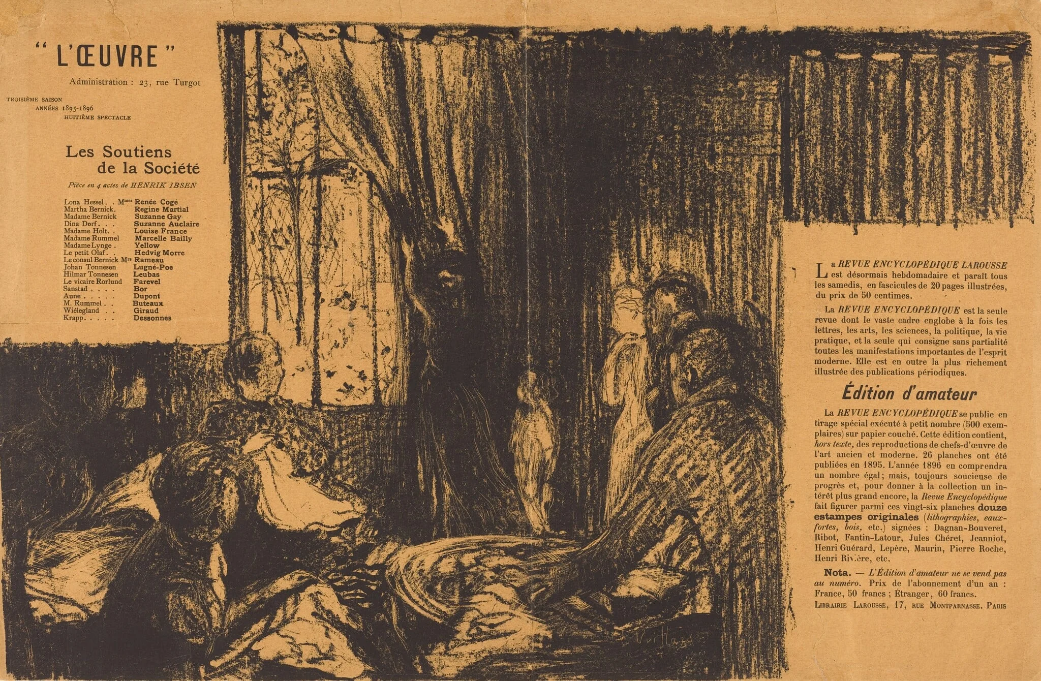 Les Soutiens de la société, detail