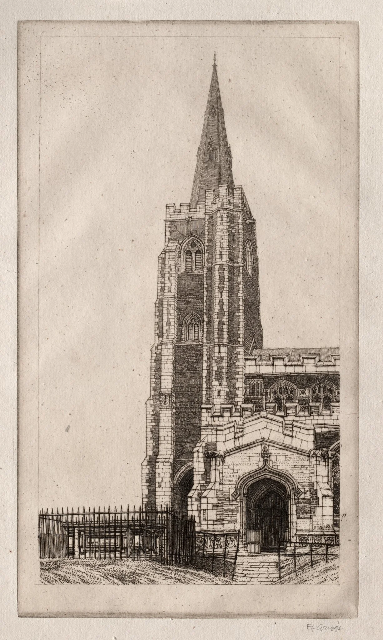 St. Wendred's, March, detail