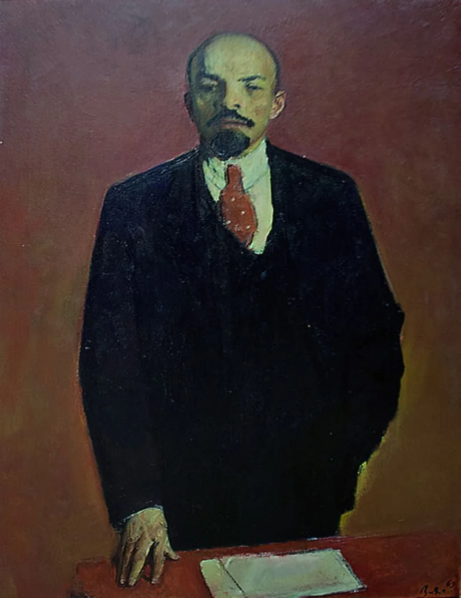 V.I. Lenin, detail