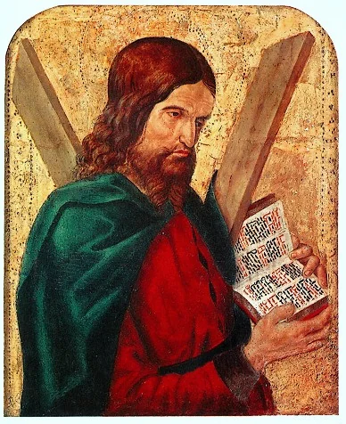 Saint Andrew, detail