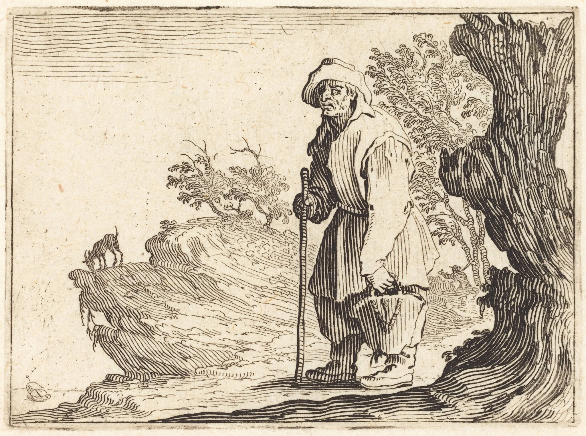 Peasant with Sack, detail