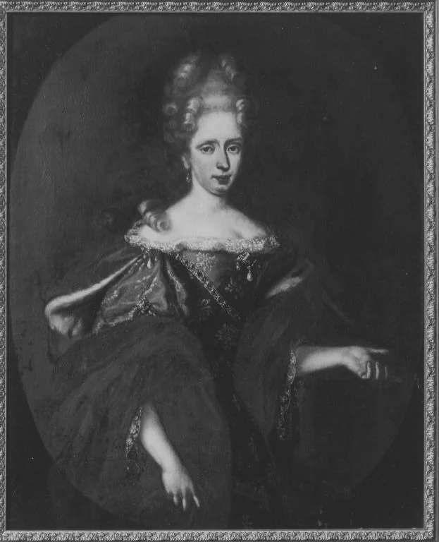 Bildnis der Prinzessin Francisca Elisabeth von Parma, detail