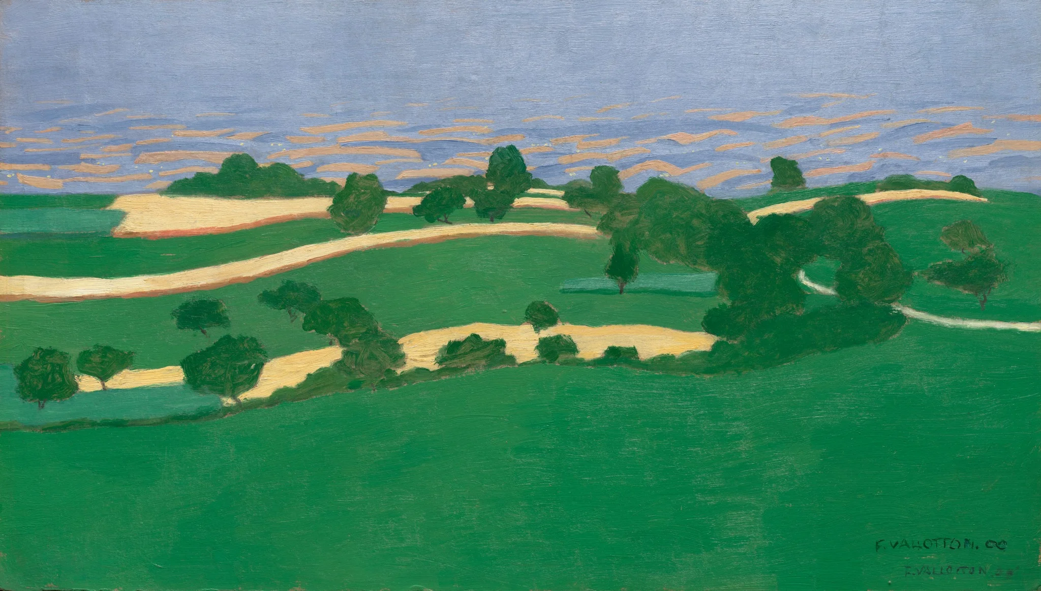 Corn Fields, detail