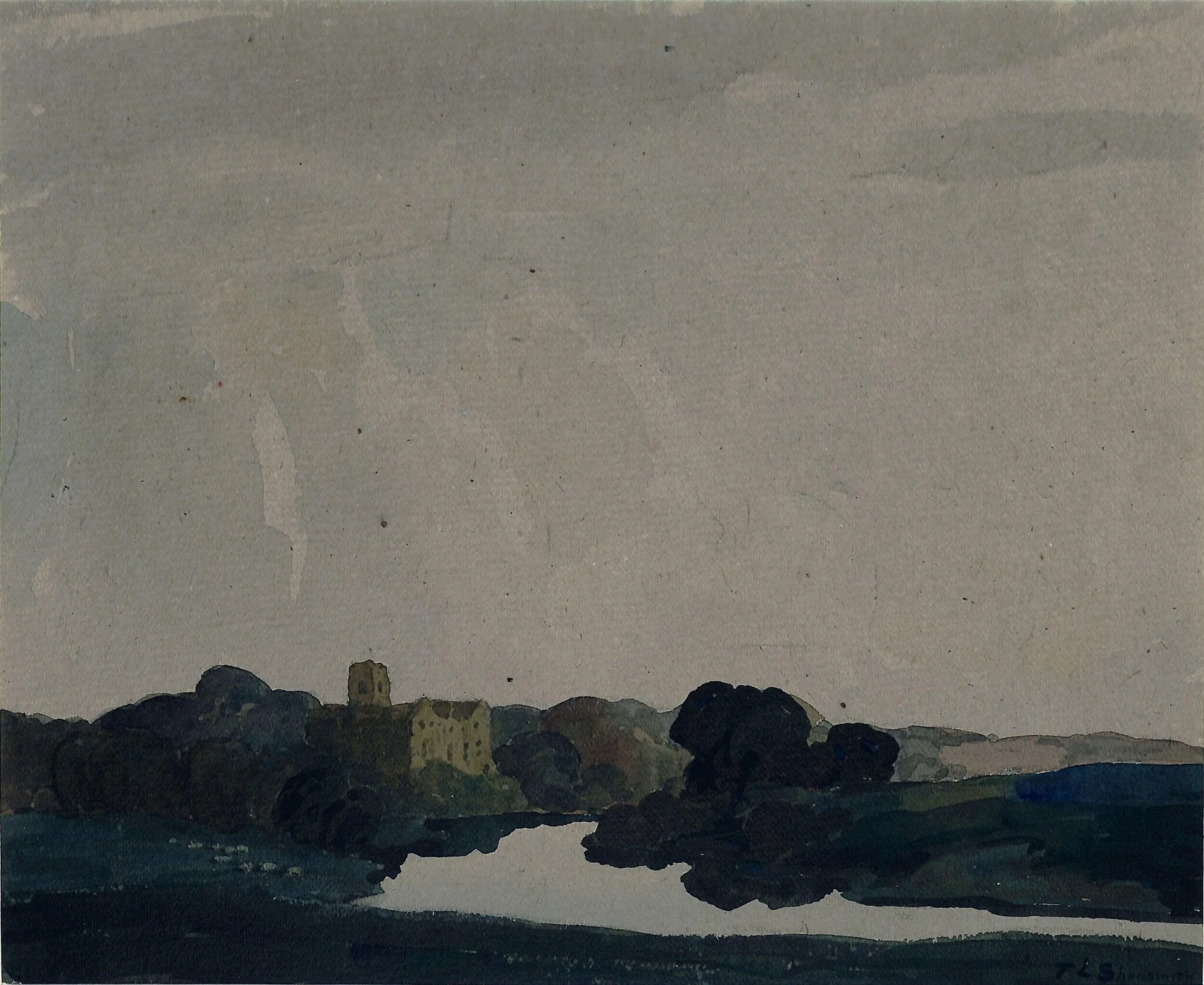 Odell Castle on the Ouse, detail