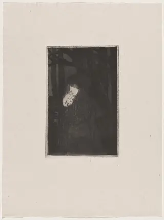 Passante, by Auguste Donnay, ink, 1895