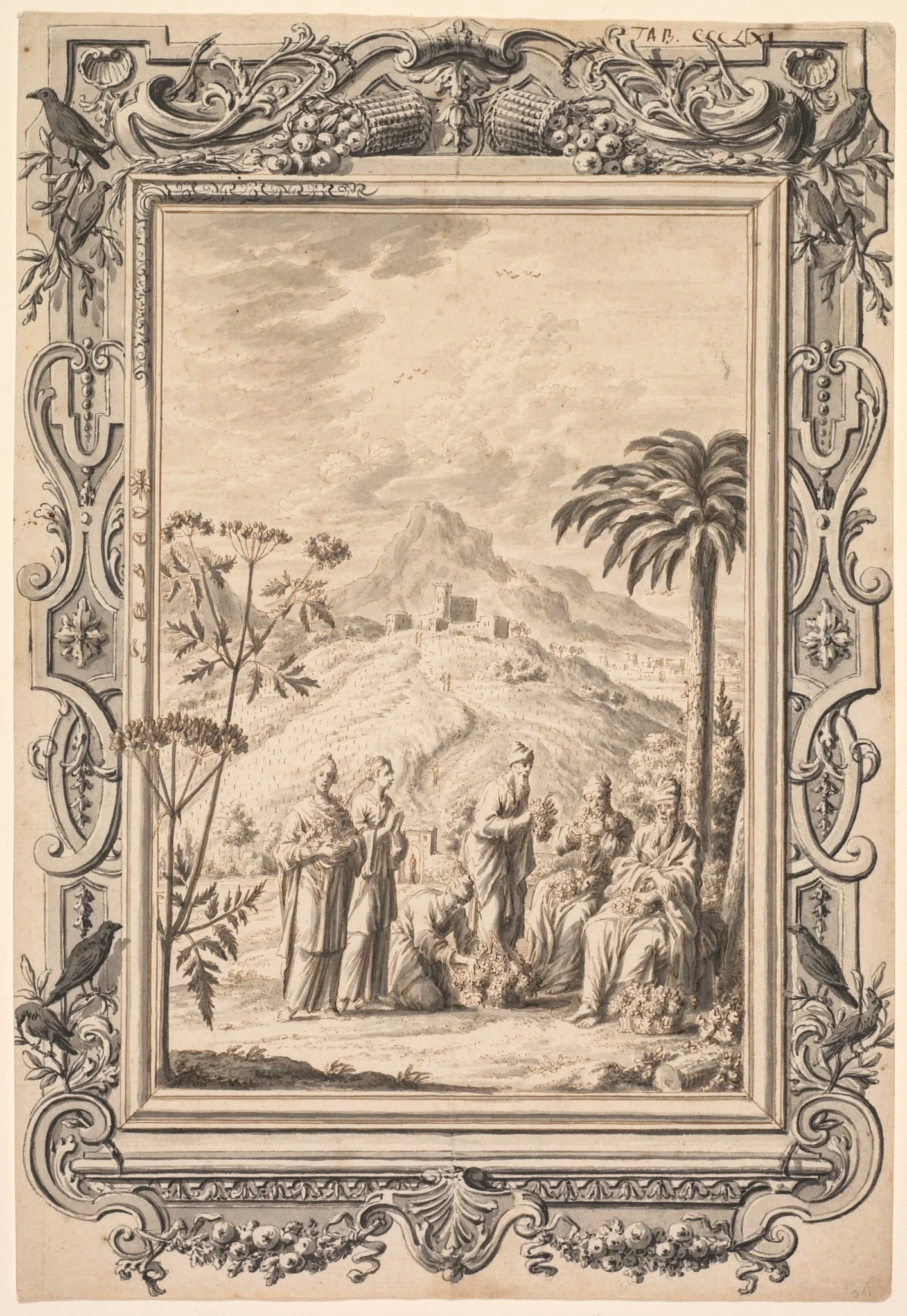 Illustration and Border Design for Kupfer-Bibel (Copper Bible), detail