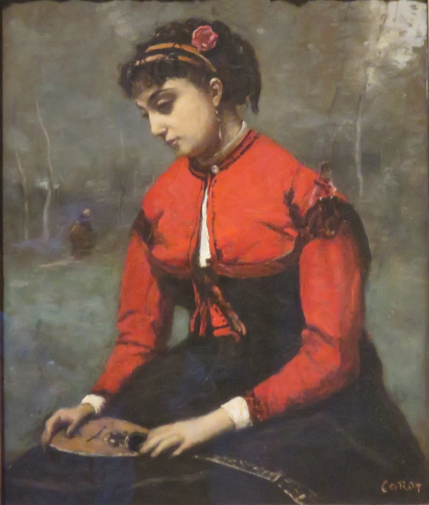 La Cigale (The Grasshopper), detail