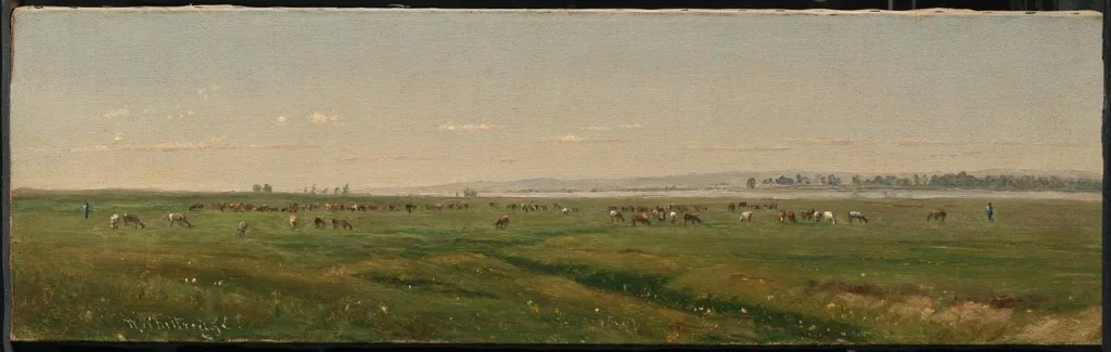 On the Platte River, detail