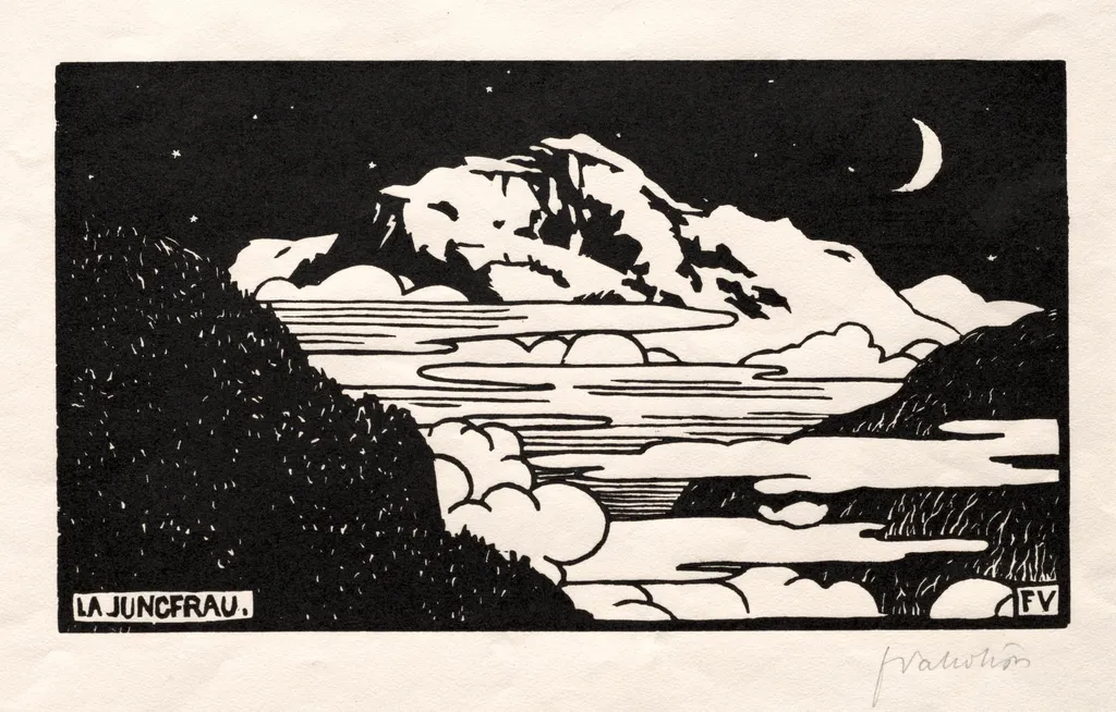 The Jungfrau, by Félix Vallotton, 1892
