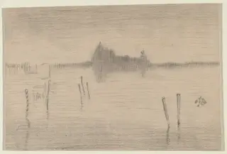 Venice, by James McNeill Whistler, crayon, 1801