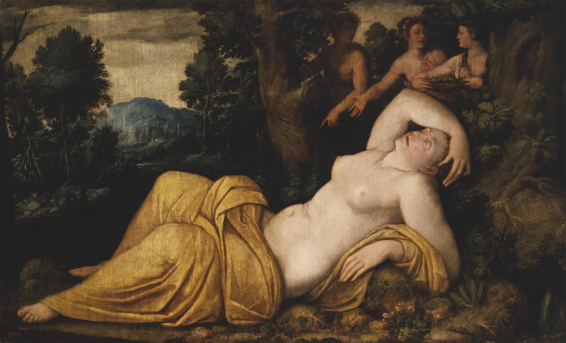 Nymph of Spring, detail