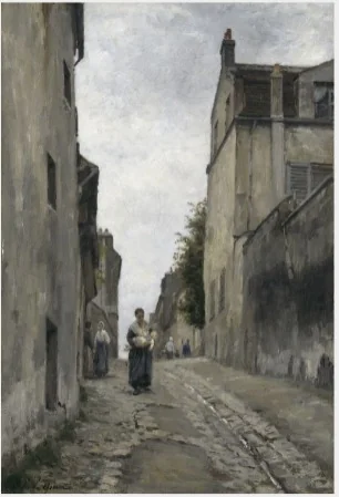 Rue Mont-Cenis, Montmartre, detail