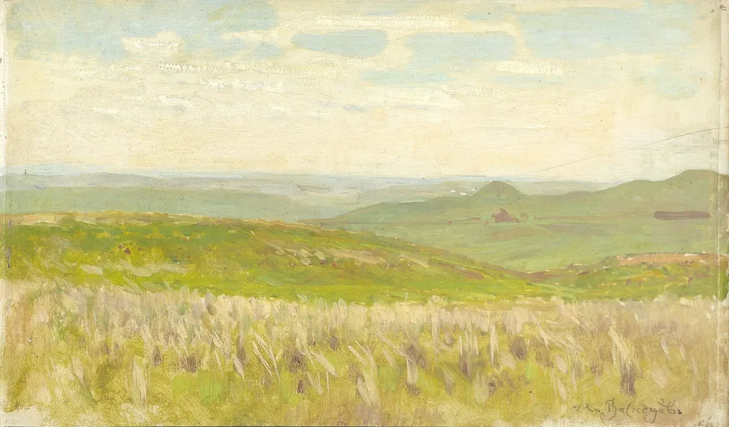 Steppe foothills of the South Urals (South foothills of the Urals), by Apollinary Vasnetsov, unspecified, 1896