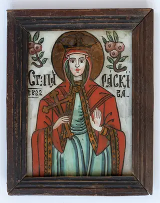Sfânta Parascheva, by Simion Poienaru, unspecified, 1822