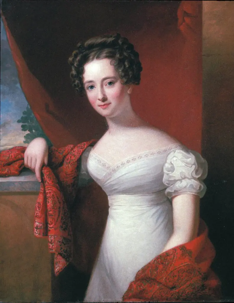 Isabella Hodgkiss Norvell, by Jacob Eichholtz, oil, 1823