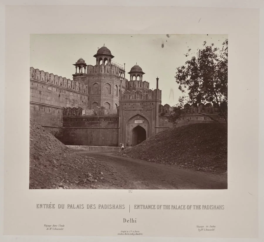 Entrance of the Palace of the Padishahs, Delhi, detail