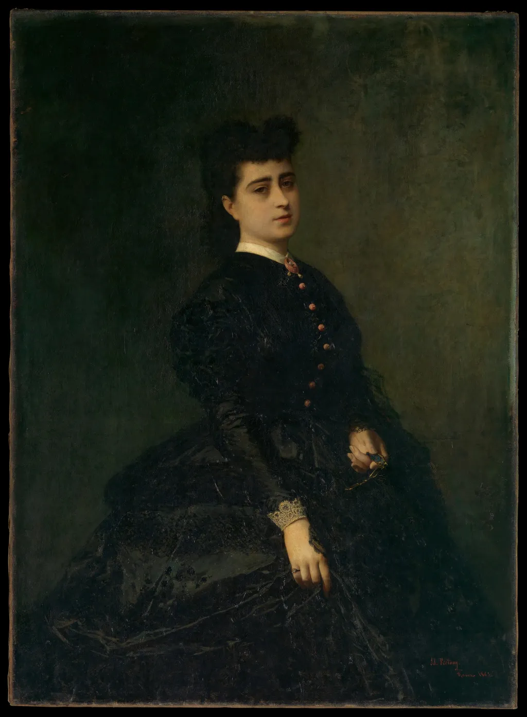 Madame Gaye, by Mariano Fortuny Marsal, oil, 1865