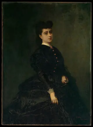 Madame Gaye, by Mariano Fortuny Marsal, oil, 1865