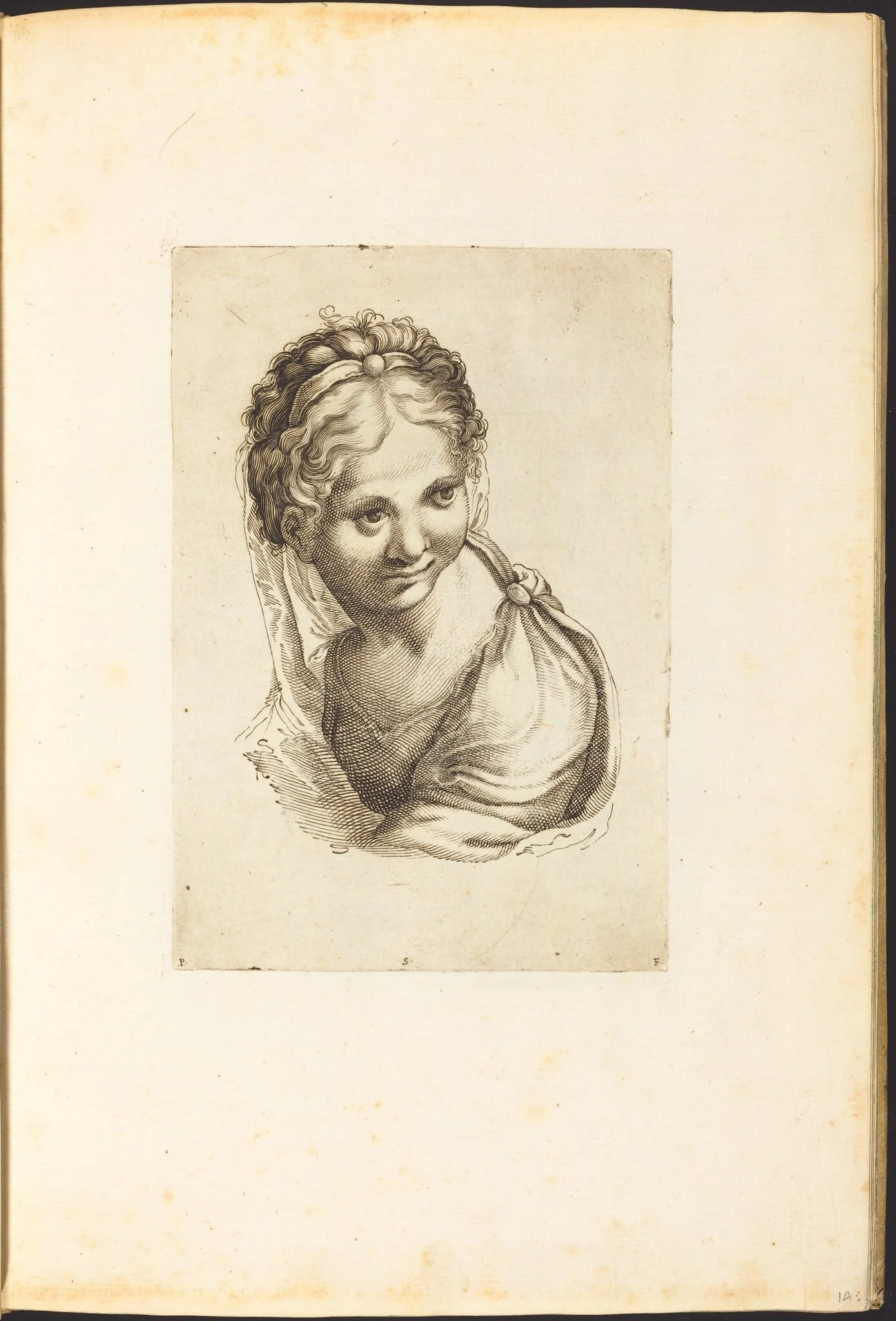 Print from Drawing Book, detail