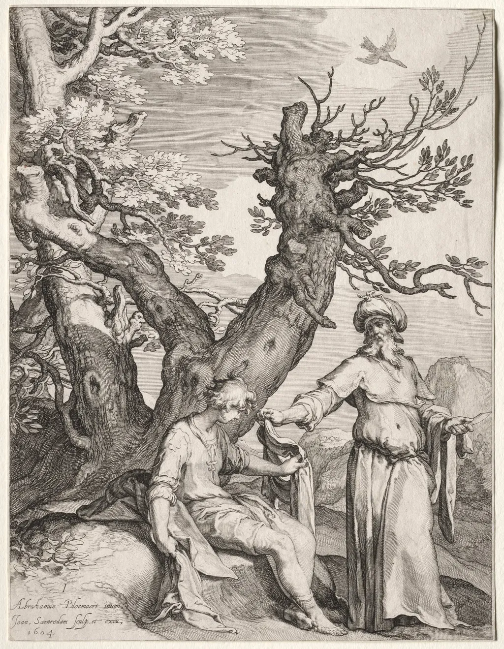 Ahijah and Jeroboam, by Jan Pietersz Saenredam, 1604