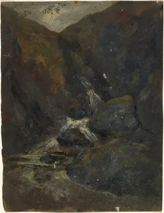 Torc Waterfall, Killarney, County Kerry, by William Howis senior, unspecified, 1838