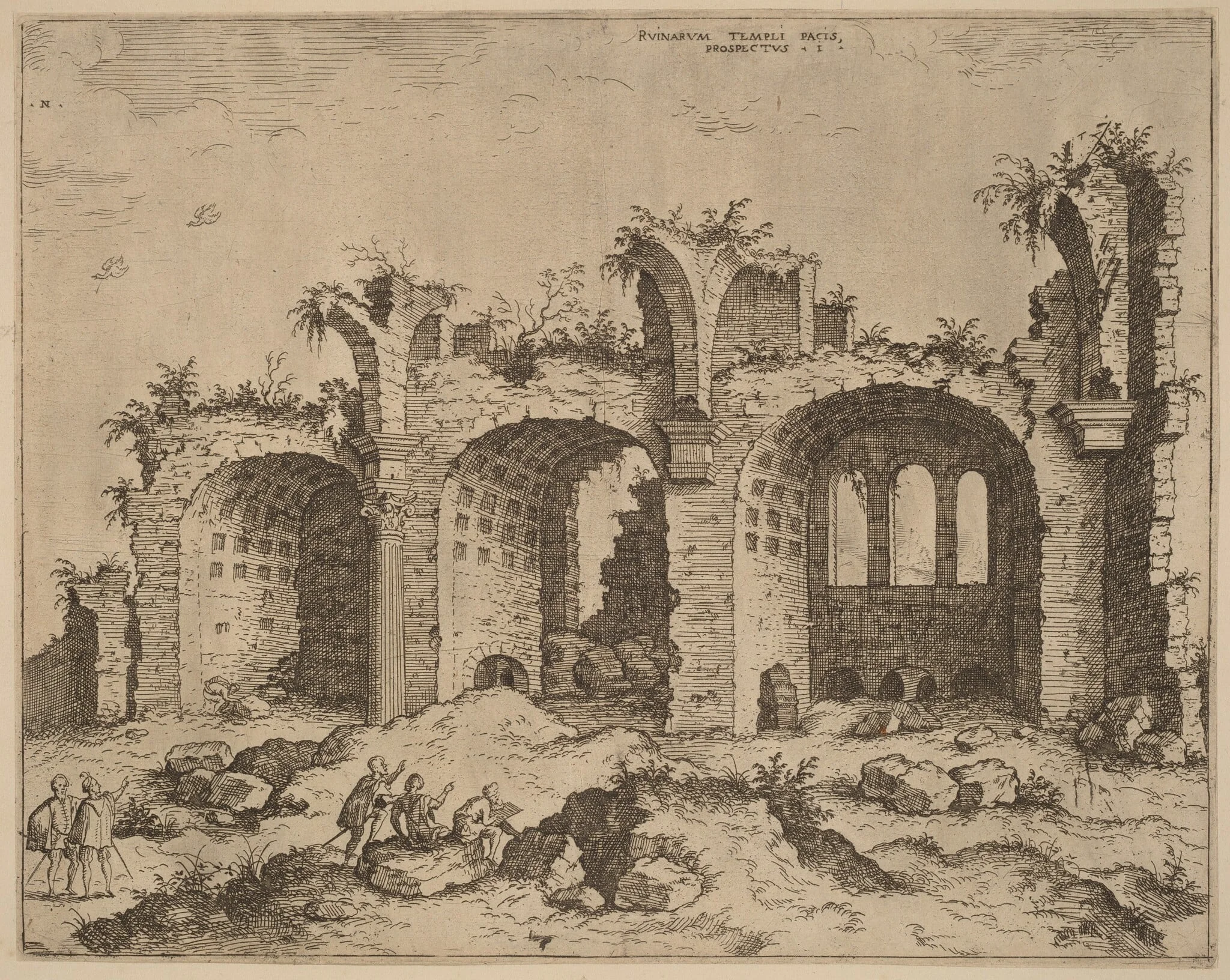 The Basilica of Constantine, detail