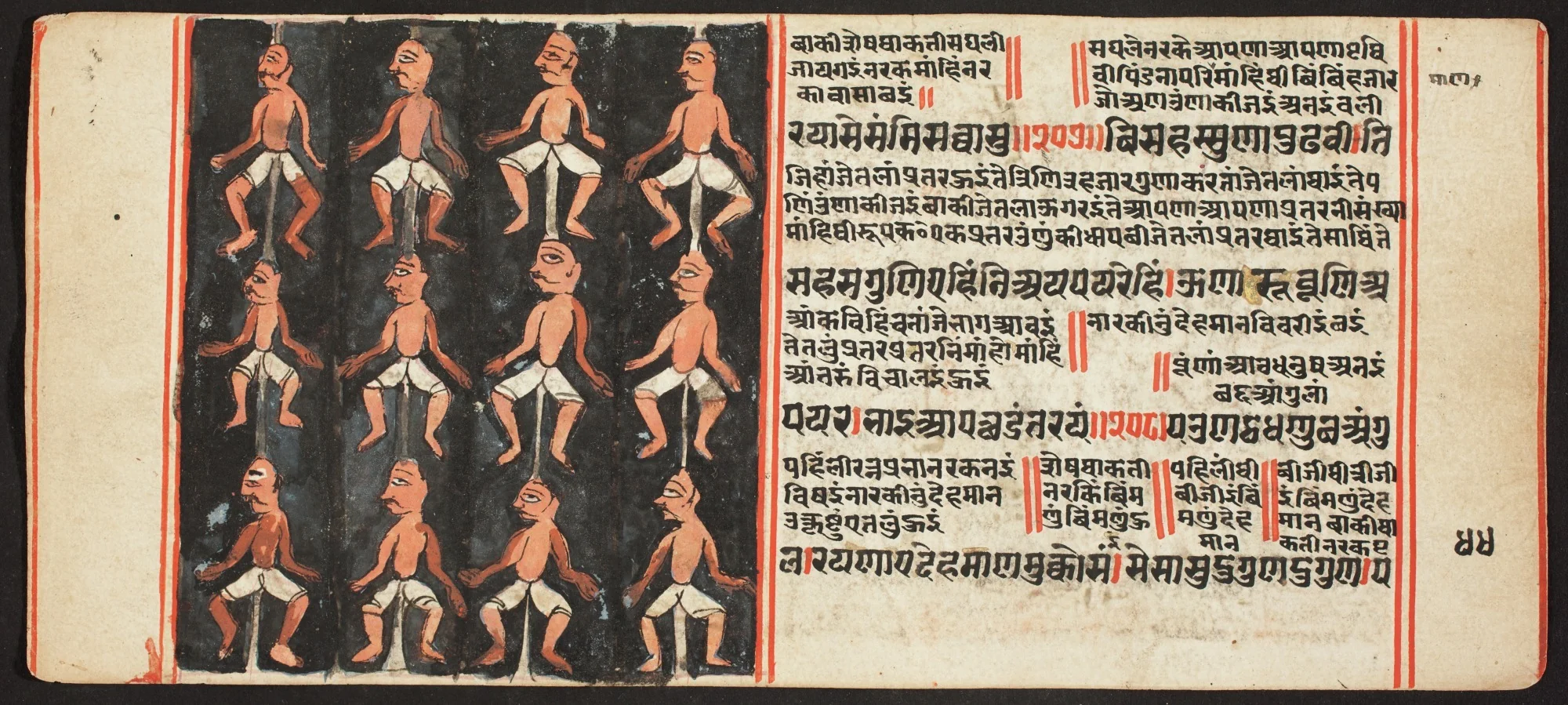 Tantric Manuscript, "Sangrahani Sutra", detail