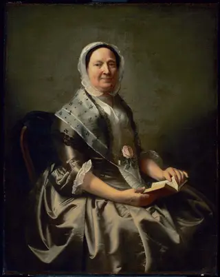 Mrs. Nathaniel Ellery (Ann Sargent), by John Singleton Copley, oil, 1765