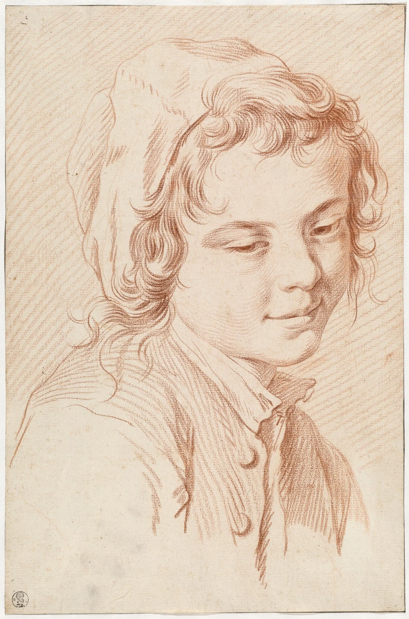 Head of a Boy, detail