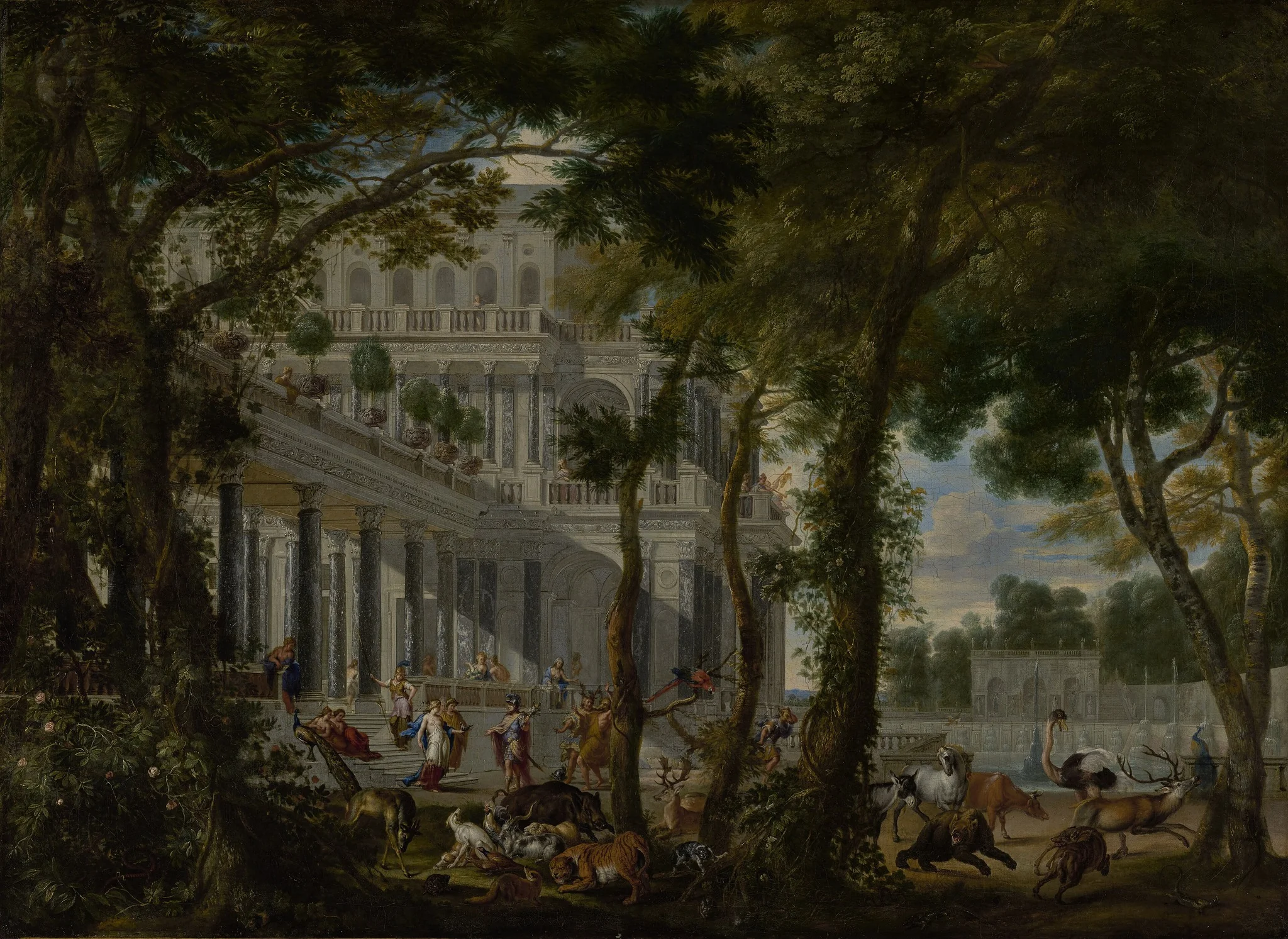 Ulysses at the Palace of Circe, detail
