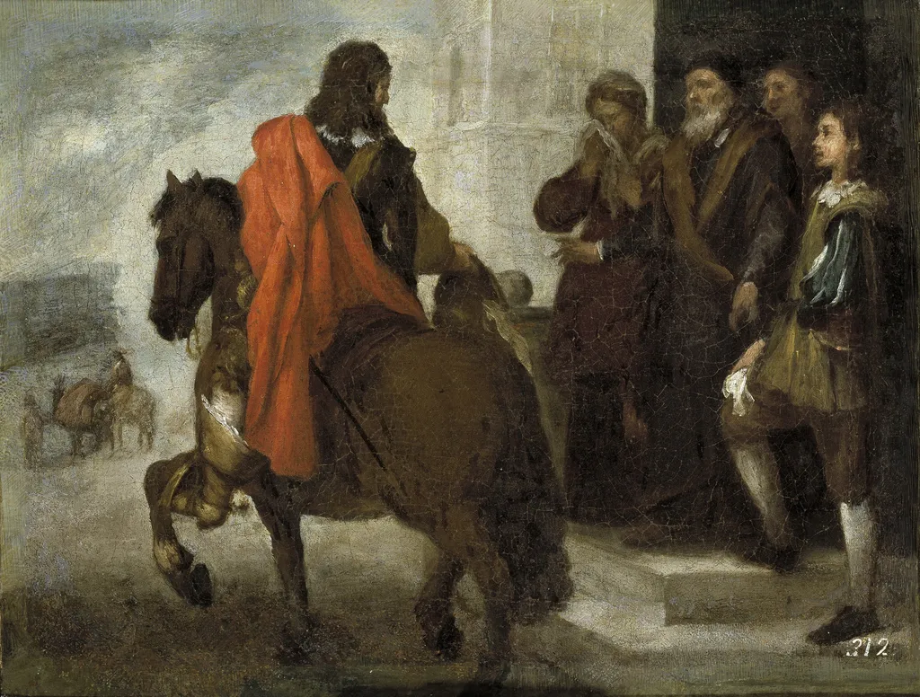 La despedida del hijo pródigo, de Murillo (Museo del Prado), by Bartolomé Esteban Murillo, unspecified, 1659