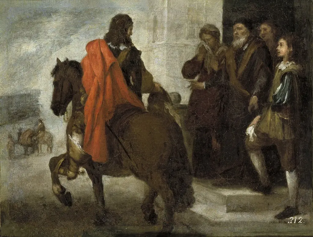 La despedida del hijo pródigo, de Murillo (Museo del Prado), by Bartolomé Esteban Murillo, unspecified, 1659